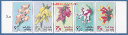 SOUTH AFRICA  1994  FLOWERS HEATHER  SE TENANT STRIP  S.G. 859-863 U.M. - Nuevos