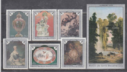 Cuba 1975 - Museum Of Decorative Arts, Mi-Nr. 2049/54+Bl. 45, MNH** - Unused Stamps