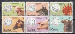 Cuba 1975 - Advances In Veterinary Medicine, Mi-Nr. 2091/96, MNH** - Ongebruikt