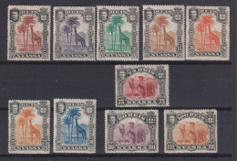 Portugal NYASSA 10 Stamps Ex. Mi# 27-32 * Mint Animals 1901 - Nyasaland