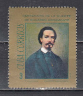 Cuba 1972 - 100th Anniversary Of The Death Of Eduardo Agramonte Y Pina, Doctor, Mi-Nr. 1758, MNH** - Nuovi