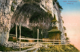 13724183 Wildkirchli Weissbad IR Eingang Zur Hoehle Im Alpstein Appenzeller Alpe - Autres & Non Classés