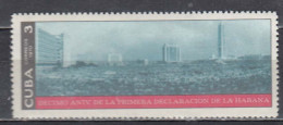 Cuba 1970 - 10th Anniversary Of The 1st Declaration Of Havana, Mi-Nr. 1626, MNH** - Unused Stamps