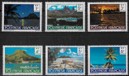 POLYNESIE FRANCAISE - PAYSAGES - N° 132 A 137 - NEUF** MNH - Neufs