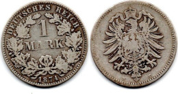 MA 29327 / Allemagne - Deutschland - Germany 1 Mark 1874 H TB - 1 Mark