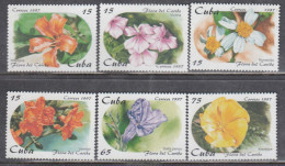 Cuba 1997 - Flora Of The Caribbean, Mi-Nr. 4053/58, MNH** - Unused Stamps