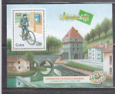 Cuba 1998 - Stamp Exhibition JUVALUX, Luxemburg, Mi-Nr. Bl. 151, MNH** - Unused Stamps