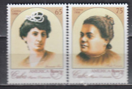 Cuba 1998 - Amerika: Women, Mi-nr. 4154/55, MNH** - Unused Stamps