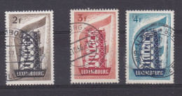 Luxembourg - Yvert 514 / 6 Oblitéré - Europa 56 - Valeur 70 Euros - Storia Postale