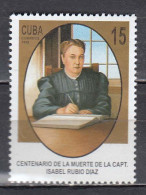 Cuba 1998 - Isabel Rubio Diaz, Mi-nr. 4090, MNH** - Unused Stamps