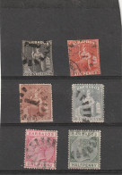 ///  BARBADES  ///  BARBADOS  Premiers Timbres - Petit Lot Forte Côte N°6/7 Ou 12/13 édenté ?? (300€ Ou 40€) - Barbados (1966-...)