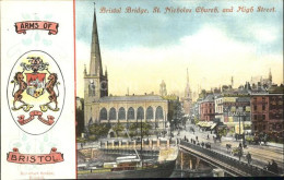 11732790 Bristol UK St Nicholas Church And High Street Wappen  - Bristol