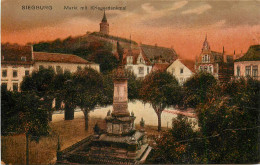 Allemagne , SIEGBURG , Markt Mit Kriegerdenkmal , * 247 89 - Siegburg