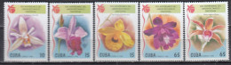 Cuba 1998 - Orchids, Mi-Nr. 4144/48, MNH** - Unused Stamps