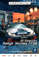 CPM - RALLYE JEUNES FFSA 10è Sélection  .... Edition Pub - Rally's
