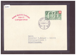 GRÖSSE 10x15cm - LANGENTHAL - TRACHTENFEST 1947 - BUREAU DE POSTE AUTOMOBILE - AUTOMOBIL POSTBUREAU - TB - Langenthal