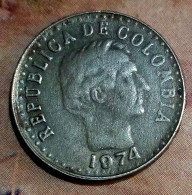 Colombia, 10 Centavos, 1974, KM# 253 , Perfect, Agouz - Colombie