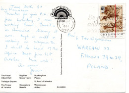 73438 - Grossbritannien - 1984 - 20.5p Greenwich EF A AnsKte ST ALBANS - ... -> Polen - Covers & Documents