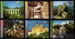 Vereinte Nationen UN Wien 2002 - Mi.Nr. 351 - 356 - Postfrisch MNH - UNESCO Welterbe - Ungebraucht