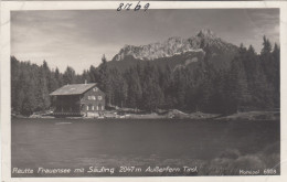 E1114) REUTTE - FRAUENSEE Mit Säuling - Außerfern - Tirol - Tolle S/W FOTO AK - Reutte