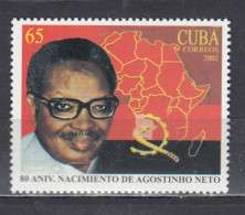 Cuba 2002 - 80th Birthday Of Agostinho Neto, First President Of Angola, Mi-nr. 4445, MNH** - Neufs