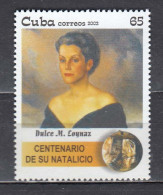 Cuba 2002 - 100th Birthday Of Dulce De Castillo, Poet, Mi-Nr. 4485, MNH** - Unused Stamps