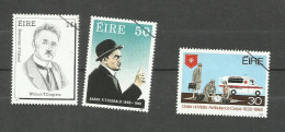 Irlande N°650 à 652 Cote 4€ - Usados