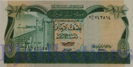 LIBYA 1/2 DINAR 1981 PICK 43a AU/UNC - Libya