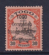 TOGO  - 1914 Optd Togo Occupation Franco-Anglais 30pf Used As Scan - Oblitérés