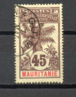 MAURITANIE  N° 11   OBLITERE    COTE 9.00€  TYPE PALMIER - Usati