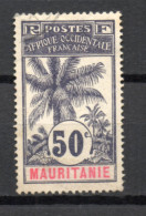 MAURITANIE  N° 12   OBLITERE    COTE 9.00€  TYPE PALMIER - Used Stamps
