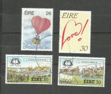 Irlande N°703, 704, 717, 718 Cote 6.50€ - Used Stamps