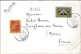 PORTUGAL N° 903/781 S/L.REC. DE QUELUZ / 14.6.62 POUR LA FRANCE - Cartas & Documentos