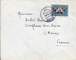 PORTUGAL N° 901 S/L. DE QUELUZ / 18.6.62 POUR LA FRANCE - Storia Postale