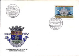 PORTUGAL N° 886 S/L. 1° JOUR DE LISBONNE / 24.8.61 POUR LA FRANCE - Lettres & Documents