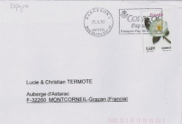 ESPAGNE N° S/L. DE BARCELONE/24.4.08 POUR LA FRANCE - Briefe U. Dokumente