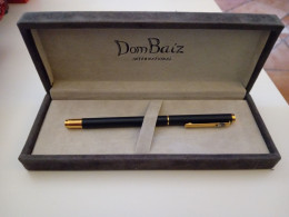 PENNA STILOGRAFICA DOM BAIZ INTERNATIONAL CON CUSTODIA- MAI USATA - Pens