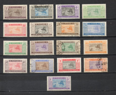 MAURITANIE  N° 17 à 33   OBLITERES + NEUFS AVEC CHARNIERES    COTE 26.05€   MARCHANDS  VOIR DESCRIPTION - Used Stamps