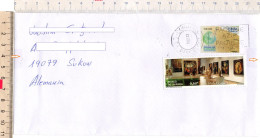 Spanien 2023 Brief/ Letter 50g In Die BRD ; Frankatur Tourismus 2017, Museo De La Rioja - Lettres & Documents
