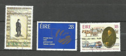 Irlande N°837, 852, 853  Cote 4€ - Usados