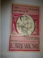 Loterie Nationale SOISSONS, Clovis, Affiche Originale Signée Scob, 40 X 60, Vintage ; A 33 - Afiches