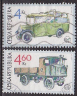 Véhicules Utilitaires - TCHEQUIE - REPUBLIQUE TCHEQUE - Bus Postal - Camionnette - N° 155-156 - 1997 - Gebraucht