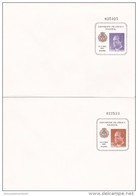 España Sobre Entero Postal Nº 1 Y 2 - 1931-....