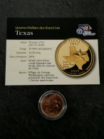 STATE QUARTER DOLLAR 2004 D TEXAS / CUPRONICKEL DORURE OR 24 CARATS / USA - 1999-2009: State Quarters