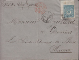 1883. ARGENTINA. 25 CENTAVOS Letter-issue Perf 14 On Two Sides And Imperforated On 2 Sides Wi... (Michel 42A) - JF539848 - Storia Postale