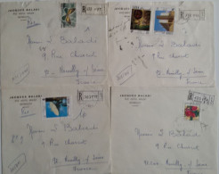 LIBAN - 4 Lettres (enveloppes) Recommandées Pour La France - 2 Photos - Lebanon