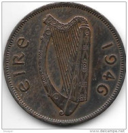 *ireland  1 Penny  1946  Km 11  Vf+ - Irlanda
