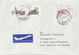 SOUTH AFRICA 1989  AIRMAIL LETTER SENT TO JARPLUND - Cartas & Documentos