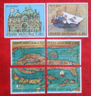 UNESCO For Venice 1972 Mi 599-604 Yv 536-541 POSTFRIS / MNH / ** VATICANO VATICAN VATICAAN - Nuevos