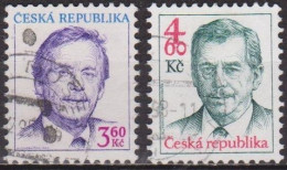 Président - TCHEQUIE - REPUBLIQUE TCHEQUE - Vaclav Havel - N° 69-164 - 1995-1998 - Used Stamps